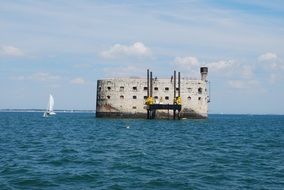 Fort Boyard on the water in France