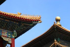 roofs of China forbidden city