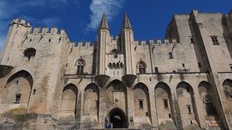 palais des papes in south of france