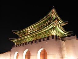 Seoul, Forbidden City by night