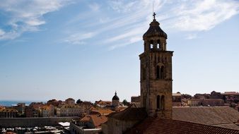 beautiful Roofs and Church in Dubrovnik