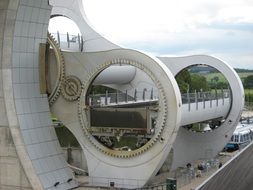 steel falkirk wheel, scotland