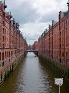 Speicherstadt Hamburg red brick city