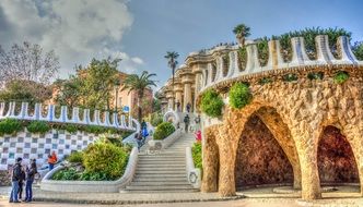 Gaudi Guell Park view