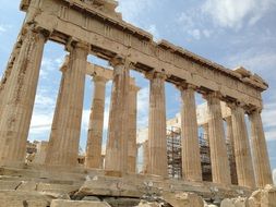 Parthenon in Greece