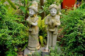 Pair Garden Statues