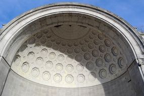 stone arch of the amphitheater