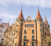 Beautiful architecture in Barcelona, Spain