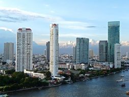 skyscrapers of Bangkok, Thailand