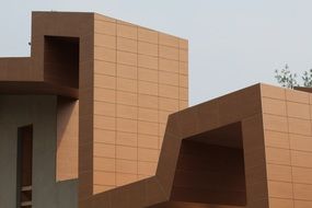modern building with facade panels