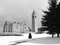 historic cornell university in autumn