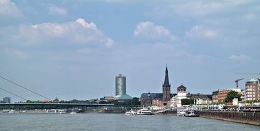 Rhine panorama of dÃ¼sseldorf