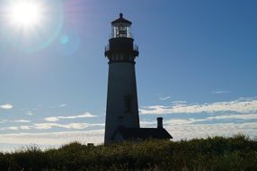 lighthouse on the coast in Jaquina