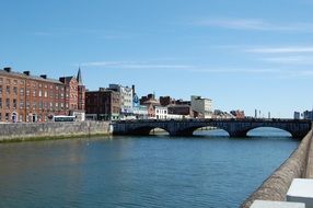 bridge over lee river in cork