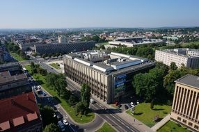 Beautiful view of Krakow
