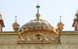 Sikh Golden Temple, bottom view