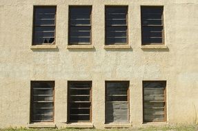 Abandoned Window Of The Old Building
