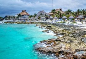 tropical paradise, scenic Beach, Mexico, Costa Maya