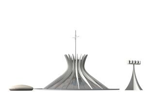 Brazil Cathedral roof top