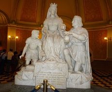 White Capitol statue