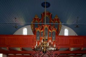palatial church organ in Germany