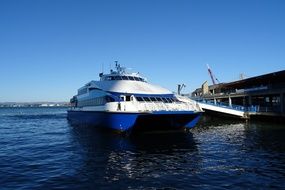 cruise liner in port in san francisco