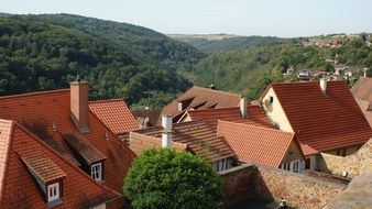 medieval houses in the old town