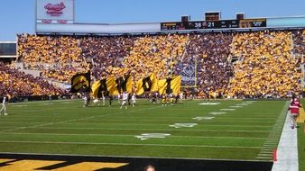 impeccably beautiful Iowa Hawkeyes Stadium