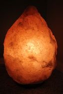 Himalayan salt lamp for health