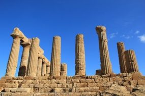 ruins of the Greek Theater in Sicily