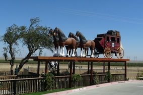 horse carriage model