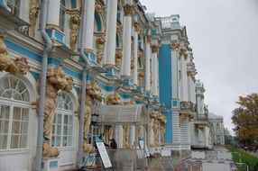 facade of the Hermitage in St. Petersburg
