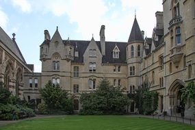 Balliol College historical building, uk, england, oxford