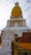 buddha statue for pilgrimage at nakhon phanom in thailand