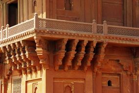 balcony of Panch Mahal, India