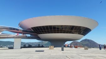 Building of Oscar Niemeyer in Rio De Janeiro