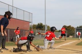 Winning baseball competition