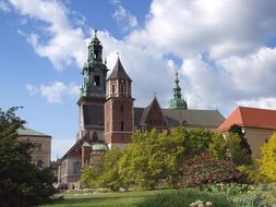 castle towers in Krakow