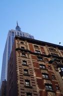 high-rise empire state building in manhattan