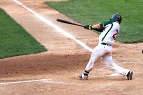 baseball player in action
