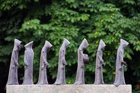 monument to monks in south tyrol