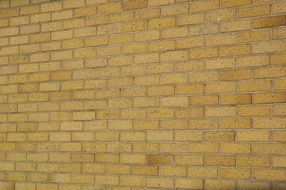 yellow brick wall structure