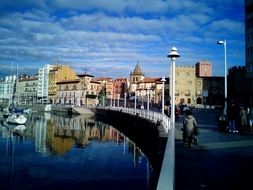 embankment in gijon