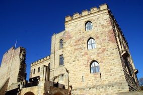 fortress against the blue sky