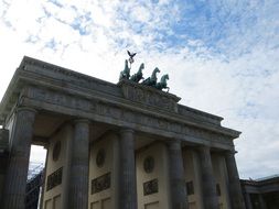 majestic Brandenburg gate in Berlin