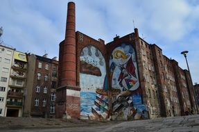 Street Art on Old-City Poland