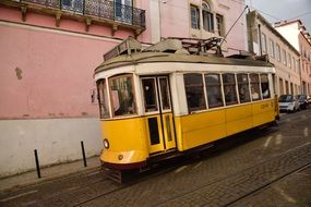 Lisbon Yellow tram