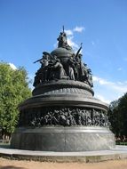 Monument Millennium of Russia in Veliky Novgorod