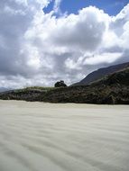 empty beach in ireland