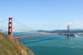 historic golden gate bridge in san francisco